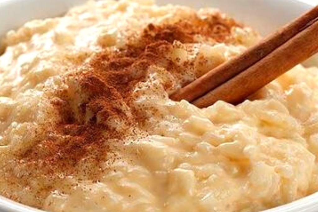 Arroz doce cremoso da vovó, o melhor do mundo