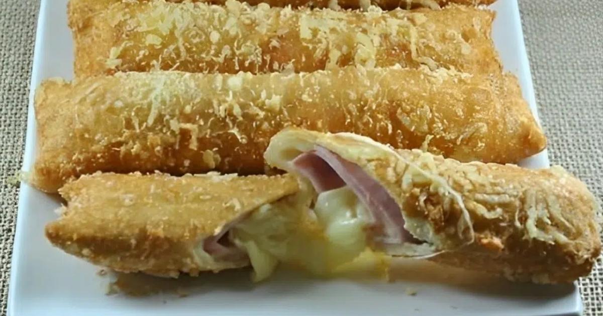 Cigarrete de Presunto e Queijo, é Perfeito para Qualquer Hora do Dia!