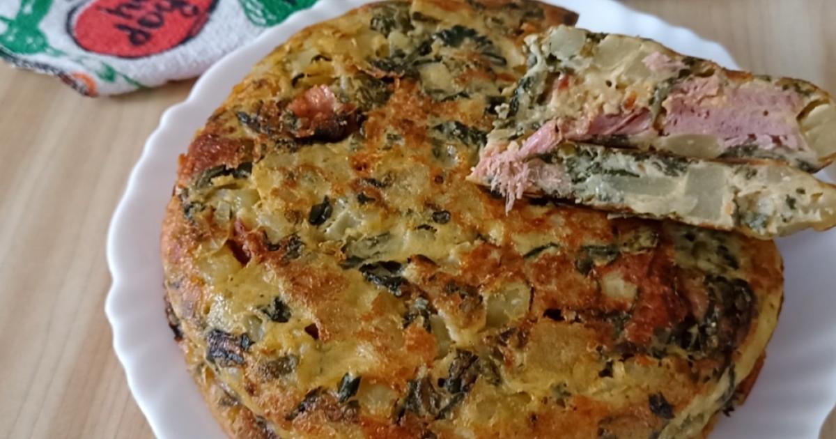 Torta de Batata Com Espinafre e Filé Suíno na Frigideira!