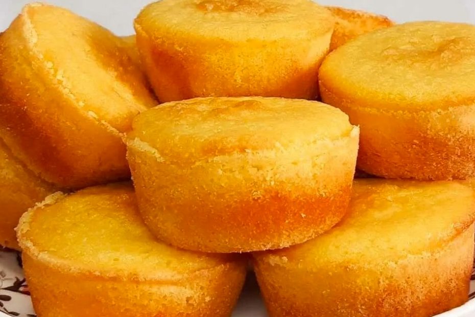 Bolinho de fubá sem trigo, tão fácil que não precisa nem de liquidificador